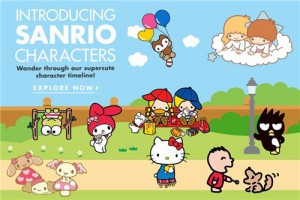 Cute-interactive-Sanrio-character-timeline-1